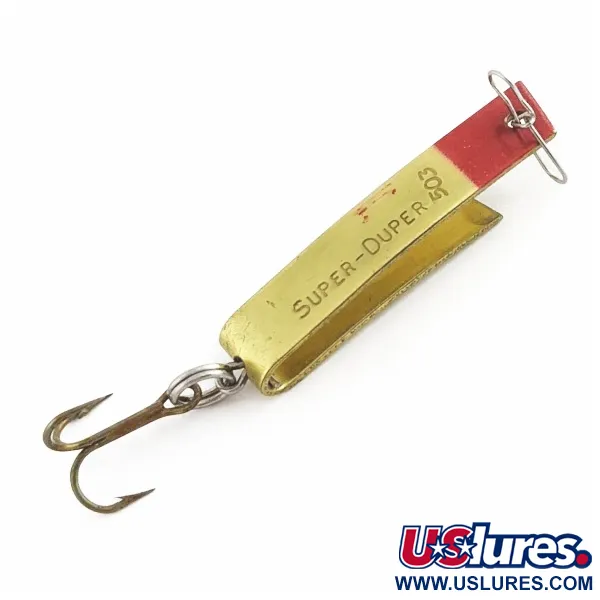 Luhr Jensen Super-Duper 503 Skeddrag, Gold Red, U-formad, #24435