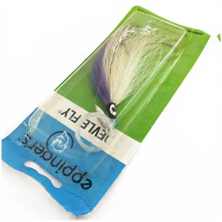 Eppinger Devle Fly Trollingrigg, Nickel Vit Lila, Bucktail, #24438