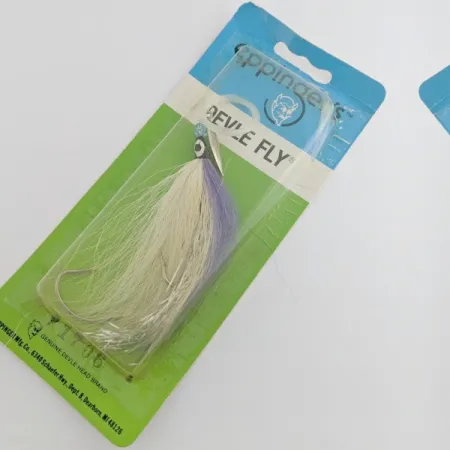 Eppinger Devle Fly Trollingrigg, Nickel Vit Lila, Bucktail, #24438