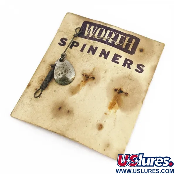 Worth Spinner #0 Spinnare, Nickel, 0,5 g, Stämplat blad, #24488