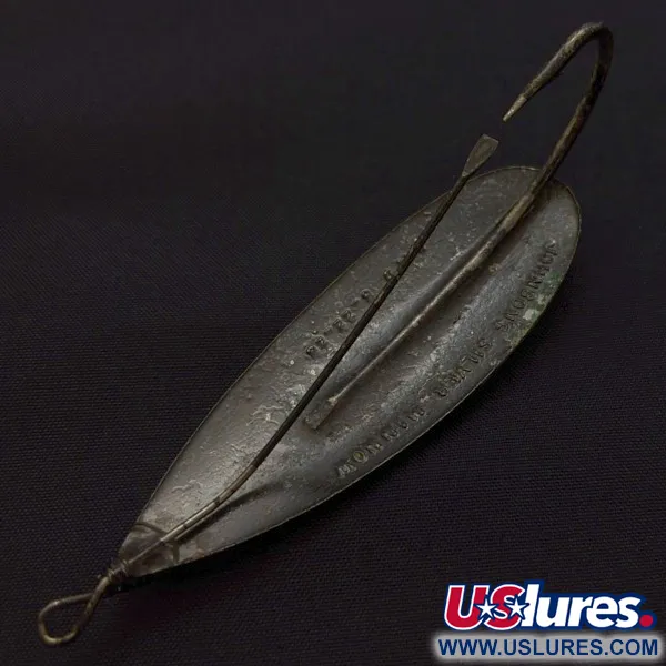 Johnson Silver Minnow Weedless, Svart, 21g, Vasskyddat, #24489