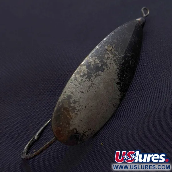 Johnson Silver Minnow Weedless, Svart, 21g, Vasskyddat, #24489