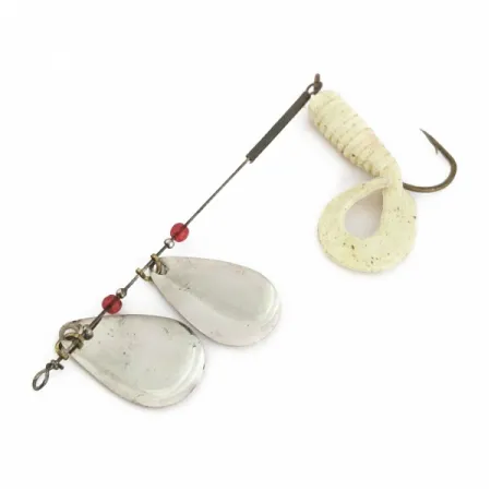 Worth Double Blade Spinner, Nickel, 5 g, Curly Tail, #24502