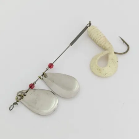 Worth Double Blade Spinner, Nickel, 5 g, Curly Tail, #24502