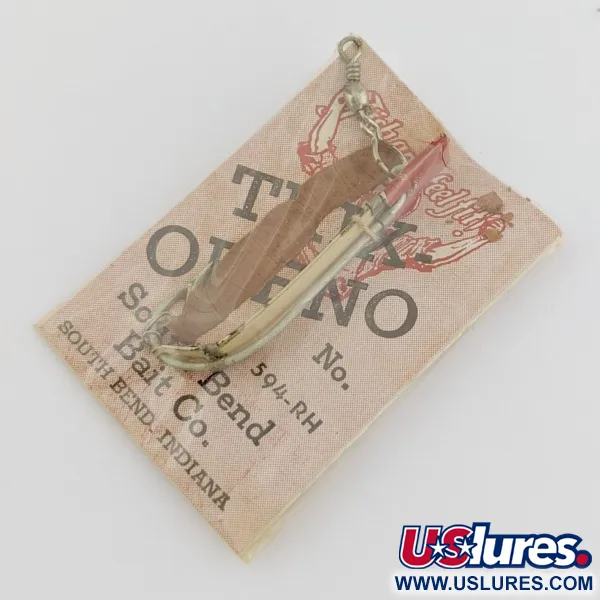 South Bend Trix-Oreno 594 Flugbete, Silver/Röd, 2 g, #24506