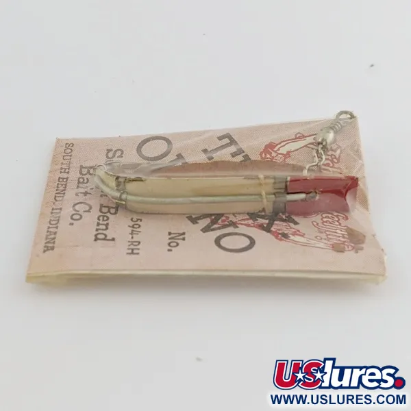 South Bend Trix-Oreno 594 Flugbete, Silver/Röd, 2 g, #24506