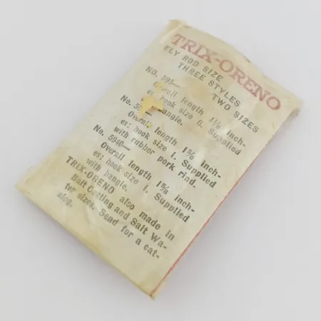 South Bend Trix-Oreno 594 Flugbete, Silver/Röd, 2 g, #24506