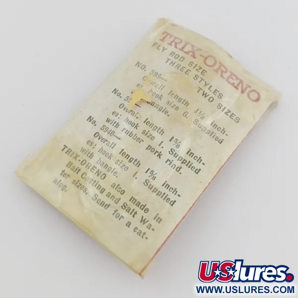 South Bend Trix-Oreno 594 Flugbete, Silver/Röd, 2 g, #24506