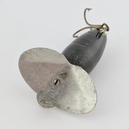 Arbogast Jitterbug Ytgående wobbler, Svart, 4 g, Metallsked, #24507