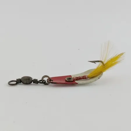 Rex Spoon Weezel skeddrag, röd/vit, 1,7 g, fjädrar, #24517