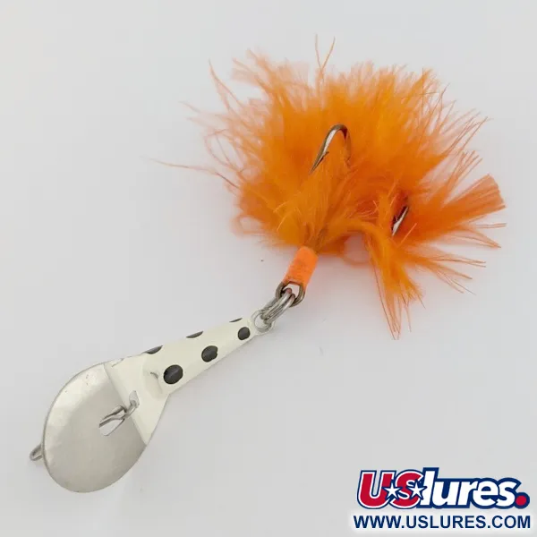 Glen Evans Gad-About Skeddrag, silver-vit-orange, 7 g, #24519