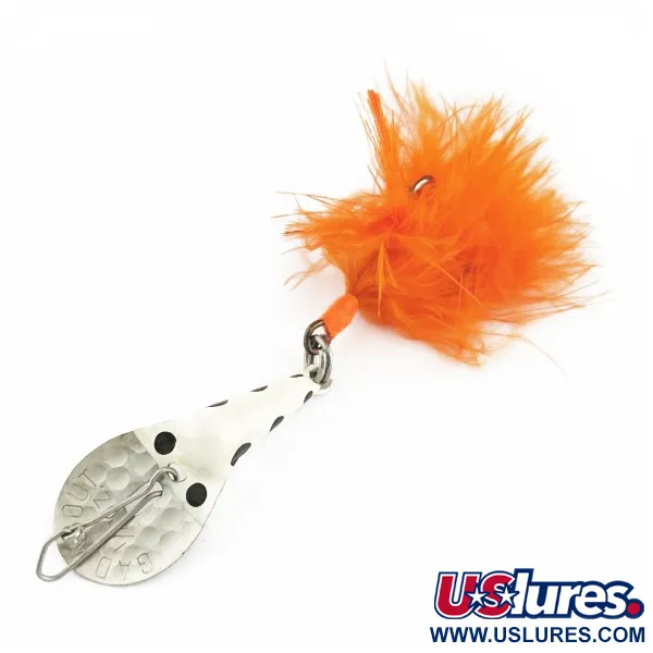 Glen Evans Gad-About Skeddrag, silver-vit-orange, 7 g, #24519