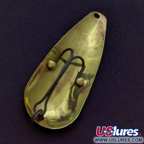 Katch King Weedless Spoon Skeddrag, mässing, 7 g, vasskyddat, #24529