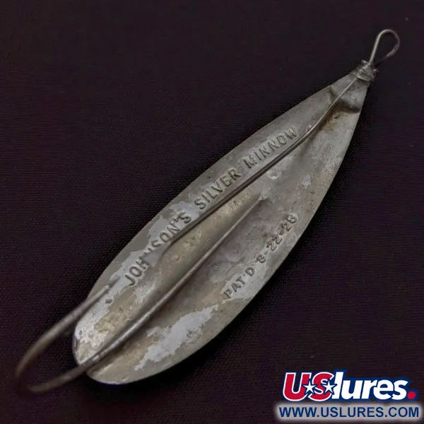Johnson Silver Minnow Weedless Skeddrag, Nickel, 12g, #24548