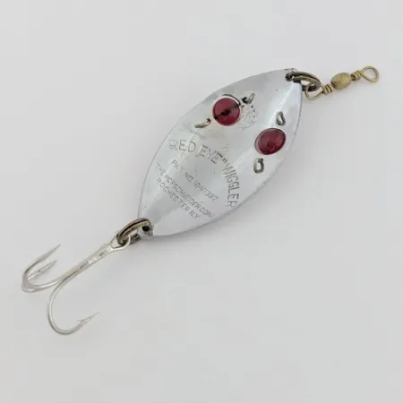 Hofschneider Red Eye Wiggler Skeddrag, Silver, 25 g, Ögon, #24579