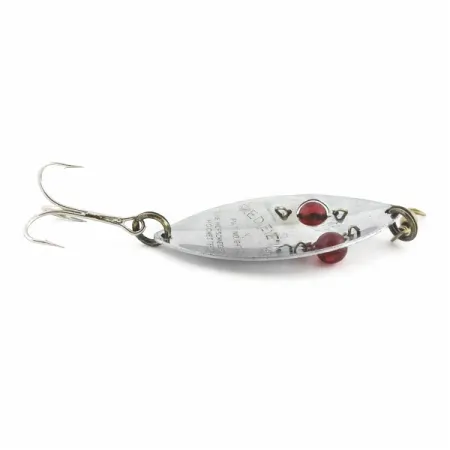 Hofschneider Red Eye Wiggler Skeddrag, Silver, 25 g, Ögon, #24579
