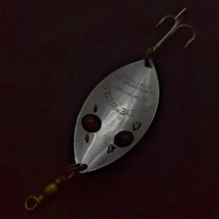 Hofschneider Red Eye Wiggler Skeddrag, Silver, 25 g, Ögon, #24579