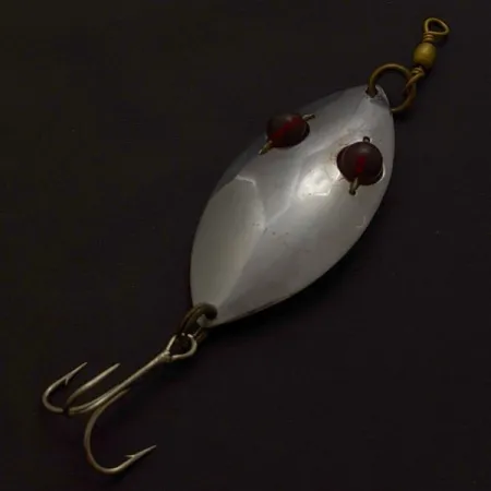 Hofschneider Red Eye Wiggler Skeddrag, Silver, 25 g, Ögon, #24579