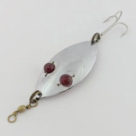 Hofschneider Red Eye Wiggler Skeddrag, Silver, 25 g, Ögon, #24579