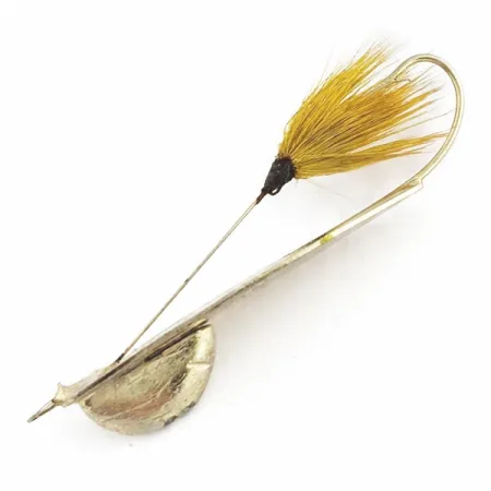 Marathon Weedless Spoon, Guld, 6 g, Bucktail, #24597