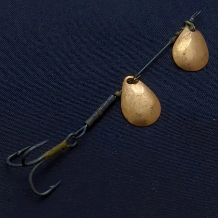 Worth Double Blade Spinner, Koppar, 1.5 g, Dubbla Skedar, #24603