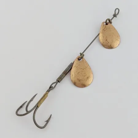 Worth Double Blade Spinner, Koppar, 1.5 g, Dubbla Skedar, #24603