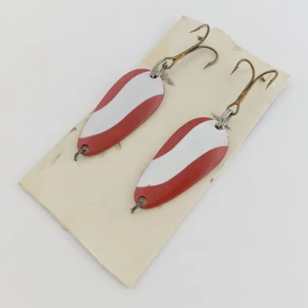 Glen Evans Spoon Skeddrag, röd/vit/koppar, 6g, 2-pack, #24601