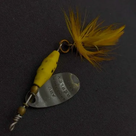 Abu Garcia Spinnaren Reflex Spinnare, Svart/Gul, 4g, fjäderkrok, #24621