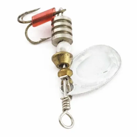 South Bend Spinner Spinnare, Nickel, 2.7g, Röd Slang, #24673