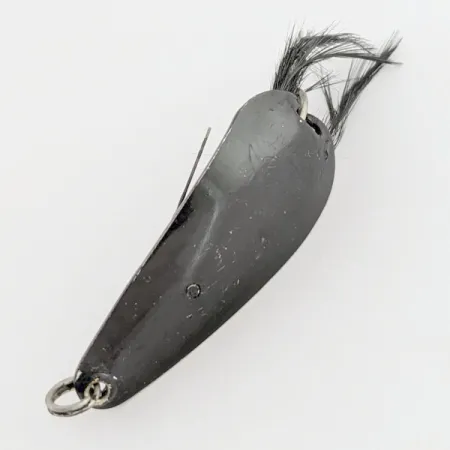 Skeddrag Weezel Rex Spoon, svart, 12g, vasskyddat med fjäder, #24674