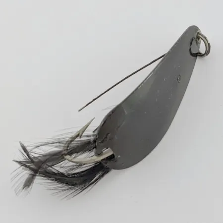 Skeddrag Weezel Rex Spoon, svart, 12g, vasskyddat med fjäder, #24674