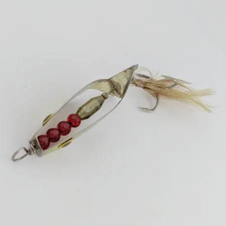 Spinnare Mack's Hummbait, nickel/röd, 9g, vingkropp, #24676