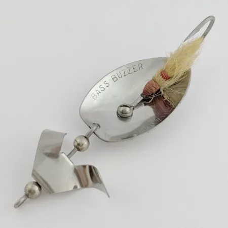Spinnare Brown's Bass Buzzer, Nickel, 17g, Bucktail, #24682