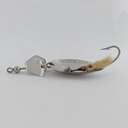 Spinnare Brown's Bass Buzzer, Nickel, 17g, Bucktail, #24682