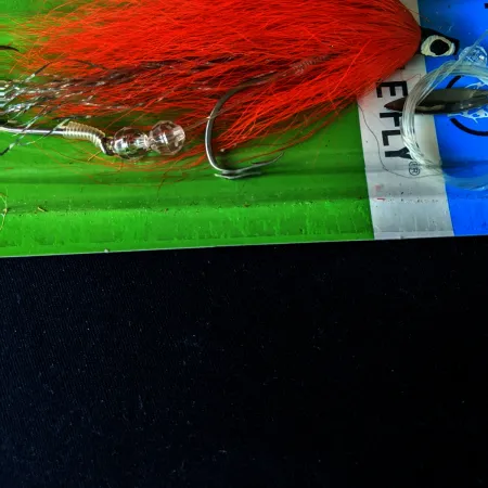 Eppinger Devle Fly Tackel, Röd/Vit/Nickel, Bucktail, #24699