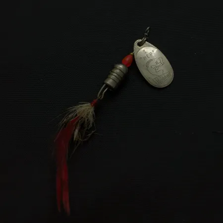 Heddon HEP 1 Spinnare, nickel, 3.6 g, fjäderklädd krok, #24746