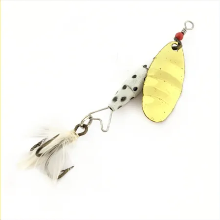 Abu Spinnaren Reflex, Guld, 7 g, Fjäderklädd Krok, #24756
