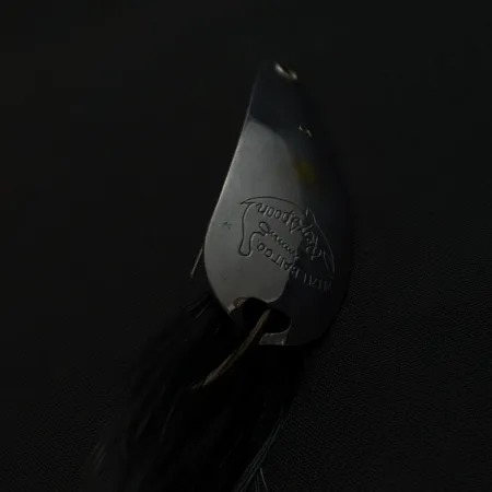 Weezel Rex Spoon skeddrag, nickel, 12 g, fjädertrailer, #24761