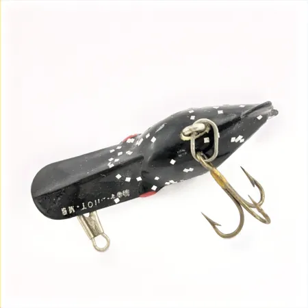 Eddie Pope Hot Shot vobbler, svart glitter, 1.5 g, #24774