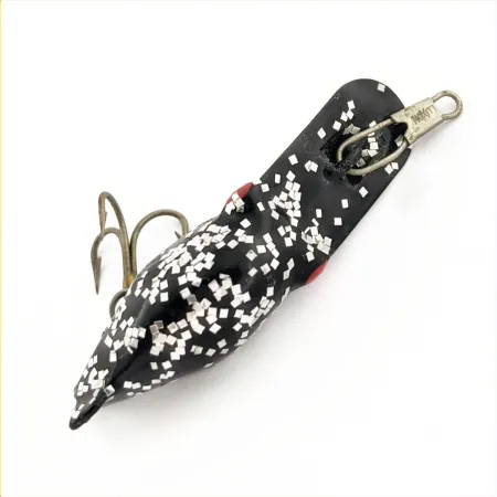 Eddie Pope Hot Shot vobbler, svart glitter, 1.5 g, #24774