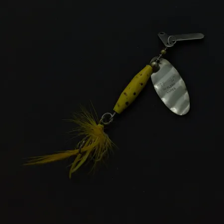 Mar-Lynn Tri-D Spinner, Nickel/Gul, 1/4 oz (7 g), Tri-D blades, #24786