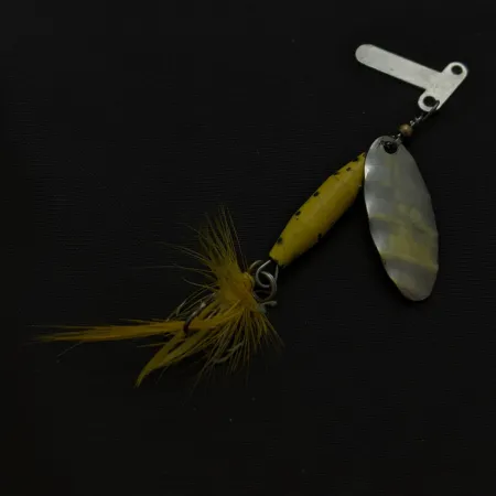 Mar-Lynn Tri-D Spinner, Nickel/Gul, 1/4 oz (7 g), Tri-D blades, #24786