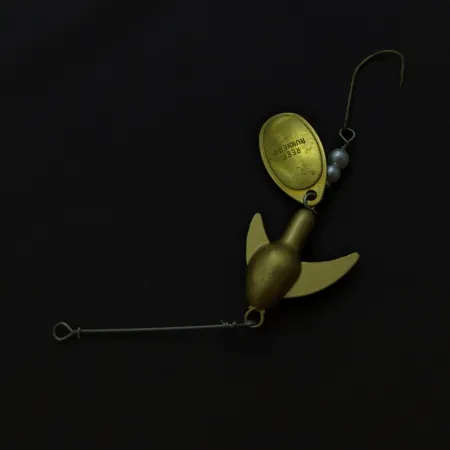 Vintage Reef Runner Blade Spinner, guld, 21g, bevingat huvud, #24792