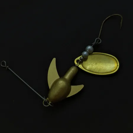 Vintage Reef Runner Blade Spinner, guld, 21g, bevingat huvud, #24792