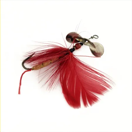 Pflueger Pilot Fly Spinner, Nickel/Röd, 1.2 g, Vintage, #24804
