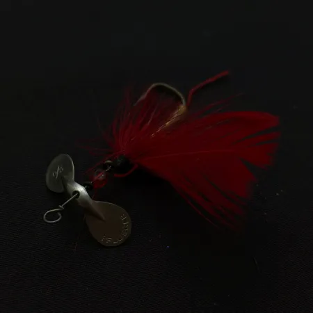 Pflueger Pilot Fly Spinner, Nickel/Röd, 1.2 g, Vintage, #24804