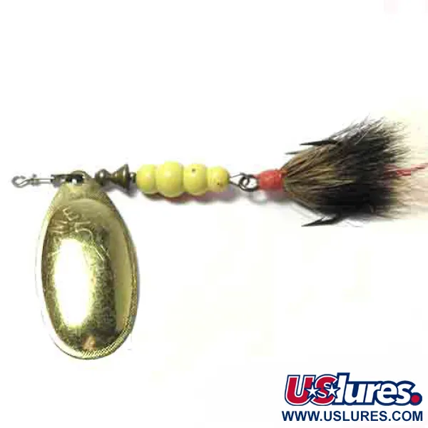 Mepps Aglia Spinnare, Mässing, 14g, Fjäderbeklädd, #0011