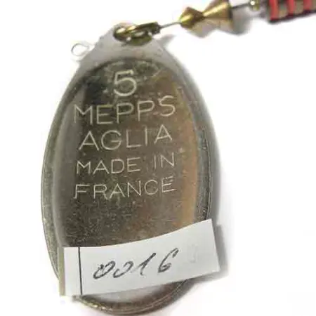 Mepps Aglia 5 Musky Killer Steel Spinnare, Stål/Mässing, 16g, #0016