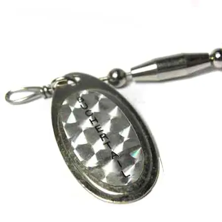 Buchertail 500 Spinnare, Nickel/Svart/Hologram, 17g, Bucktail, #0017