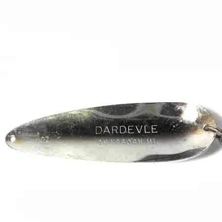 Eppinger Dardevle Skeddrag, Vit / Svart / Silver, 28g, Vintage, #0023